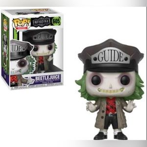 Funko POP! Movies Beetlejuice Vinyl Figure #605 [Guide Hat]!!